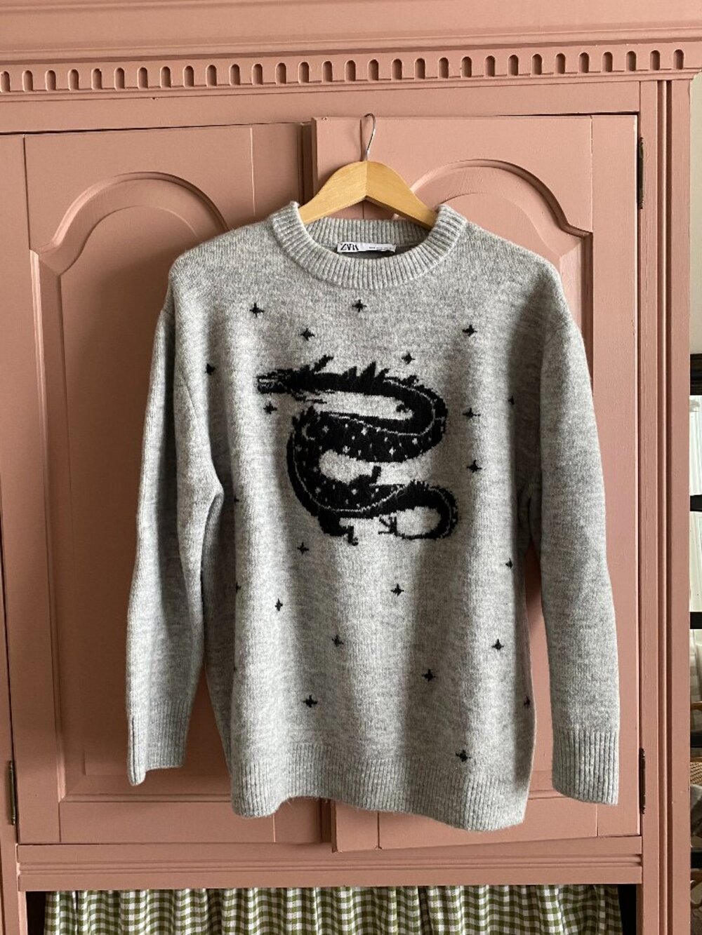 Zara Dragon Knit Sweater